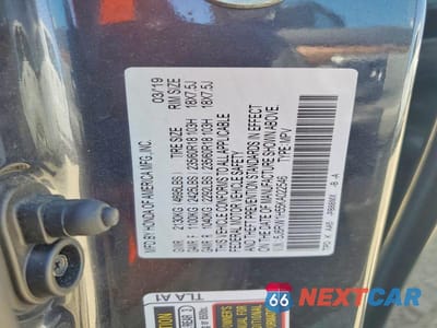Zdjęcie 13 z 13 samochodu: 2019 HONDA CR-V EX VIN:5J6RW1H55KA022546 - miniatura
