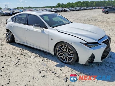 Czwarte zdjęcie samochodu z boku: 2022 LEXUS IS 500 F SPORT PERFORMANCE PREMIUM VIN:JTHAP1D25N5001767 - miniatura