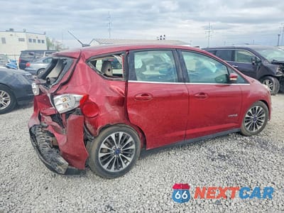 Trzecie zdjęcie samochodu z tyłu: 2017 FORD C-MAX TITANIUM VIN:1FADP5DU7HL110776 - miniatura