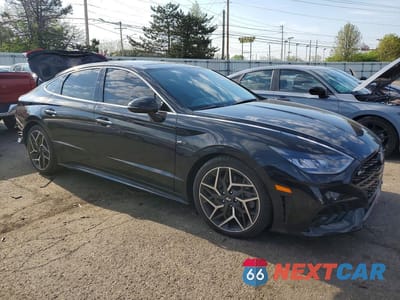Czwarte zdjęcie samochodu z boku: 2022 HYUNDAI SONATA N LINE VIN:KMHL14JC2NA221428 - miniatura