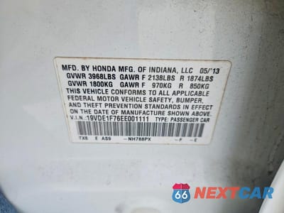 Zdjęcie 12 z 12 samochodu: 2014 ACURA ILX 20 TECH VIN:19VDE1F76EE001111 - miniatura