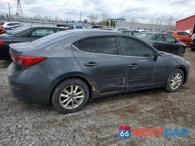 Trzecie zdjęcie samochodu z tyłu: 2015 MAZDA 3 TOURING VIN:3MZBM1V70FM180902 - miniatura