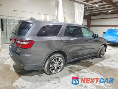 Trzecie zdjęcie samochodu z tyłu: 2019 DODGE DURANGO GT VIN:1C4RDJDG2KC676301 - miniatura