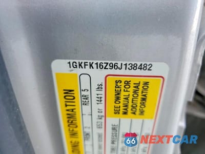 Zdjęcie 13 z 13 samochodu: 2006 GMC YUKON XL K1500 VIN:1GKFK16Z96J138482 - miniatura