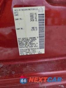 Zdjęcie 12 z 12 samochodu: 2022 NISSAN ALTIMA SR VIN:1N4BL4CW7NN364438 - miniatura