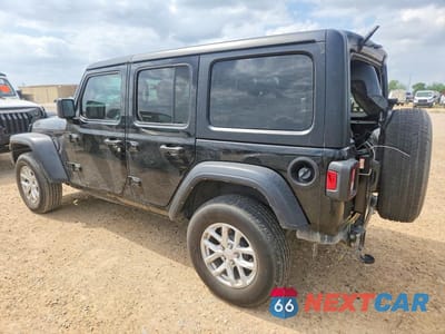 Drugie zdjęcie samochodu z przodu: 2023 JEEP WRANGLER SPORT VIN:1C4HJXDG4PW657343 - miniatura