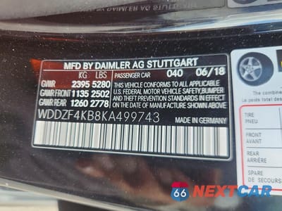 Zdjęcie 13 z 13 samochodu: 2019 MERCEDES-BENZ E 300 4MATIC VIN:WDDZF4KB8KA499743 - miniatura