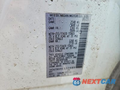 Zdjęcie 12 z 12 samochodu: 2025 NISSAN MURANO SV VIN:5N1AZ3BS4SC132489 - miniatura