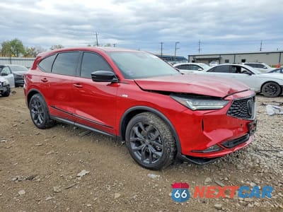 Czwarte zdjęcie samochodu z boku: 2024 ACURA MDX A-SPEC VIN:5J8YE1H01RL030152 - miniatura