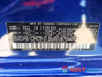 Zdjęcie 13 z 13 samochodu: 2026 SUBARU CROSSTREK WILDERNESS VIN:4S4GUHU64T3700487 - miniatura