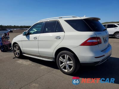 Drugie zdjęcie samochodu z przodu: 2013 MERCEDES-BENZ ML 350 4MATIC VIN:4JGDA5HB6DA117174 - miniatura
