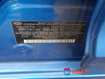 Zdjęcie 12 z 12 samochodu: 2017 HYUNDAI ELANTRA SE VIN:5NPD84LF3HH029377 - miniatura