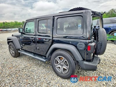 Drugie zdjęcie samochodu z przodu: 2021 JEEP WRANGLER UNLIMITED SPORT VIN:1C4HJXDN0MW638119 - miniatura