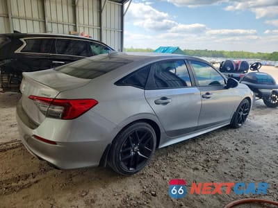 Trzecie zdjęcie samochodu z tyłu: 2022 HONDA CIVIC SPORT VIN:2HGFE2F57NH541996 - miniatura