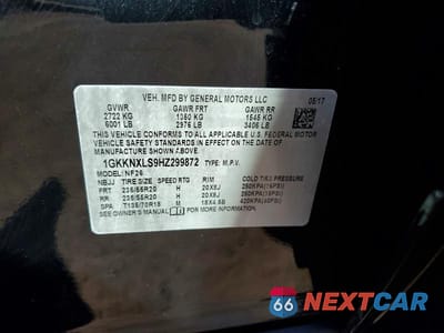 Zdjęcie 13 z 13 samochodu: 2017 GMC ACADIA DENALI VIN:1GKKNXLS9HZ299872 - miniatura