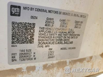 Zdjęcie 14 z 14 samochodu: 2024 CHEVROLET EQUINOX LT VIN:3GNAXUEGXRL341149 - miniatura