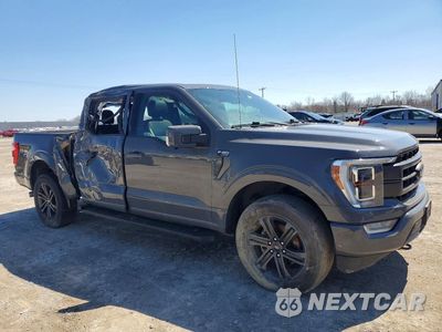 Czwarte zdjęcie samochodu z boku: 2021 FORD F150 SUPERCREW VIN:1FTEW1EP2MKE01107 - miniatura