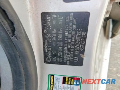 Zdjęcie 13 z 13 samochodu: 2005 HYUNDAI ELANTRA GLS VIN:KMHDN56D95U174932 - miniatura