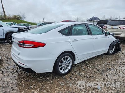 Trzecie zdjęcie samochodu z tyłu: 2020 FORD FUSION VIN:3FA6P0HD7LR252819 - miniatura
