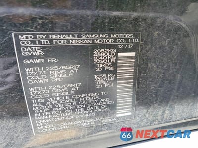 Zdjęcie 12 z 12 samochodu: 2018 NISSAN ROGUE SV VIN:KNMAT2MT4JP534445 - miniatura