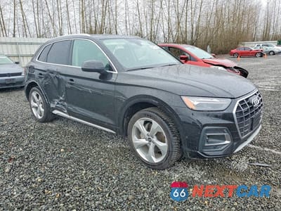 Czwarte zdjęcie samochodu z boku: 2021 AUDI Q5 PRESTIGE VIN:WA1CAAFYXM2009483 - miniatura