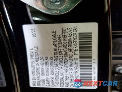 Zdjęcie 13 z 13 samochodu: 2025 HONDA ACCORD LX VIN:1HGCY1F29SA041102 - miniatura