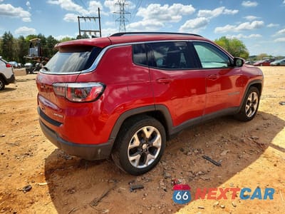 Trzecie zdjęcie samochodu z tyłu: 2019 JEEP COMPASS LIMITED VIN:3C4NJCCB1KT664508 - miniatura