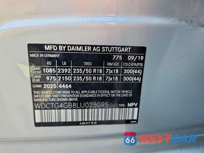 Zdjęcie 14 z 14 samochodu: 2020 MERCEDES-BENZ GLA 250 4MATIC VIN:WDCTG4GB8LU025095 - miniatura