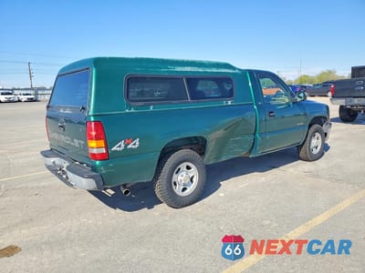 Trzecie zdjęcie samochodu z tyłu: 1999 CHEVROLET SILVERADO K1500 VIN:1GCEK14T3XE166715 - miniatura