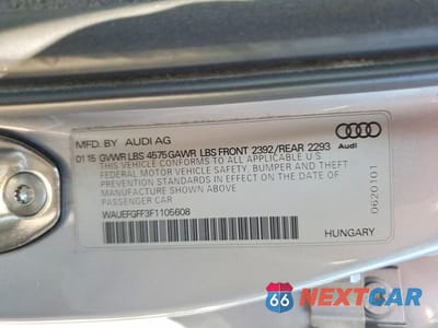 Zdjęcie 12 z 12 samochodu: 2015 AUDI A3 PREMIUM PLUS VIN:WAUEFGFF3F1105608 - miniatura