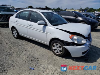 Czwarte zdjęcie samochodu z boku: 2011 HYUNDAI ACCENT GLS VIN:KMHCN4AC9BU596893 - miniatura