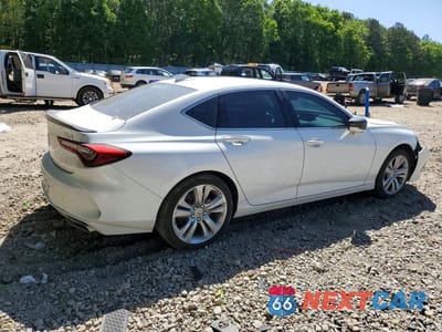 Trzecie zdjęcie samochodu z tyłu: 2021 ACURA TLX TECHNOLOGY VIN:19UUB5F44MA007537 - miniatura