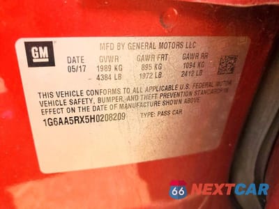 Zdjęcie 12 z 12 samochodu: 2017 CADILLAC ATS VIN:1G6AA5RX5H0208209 - miniatura