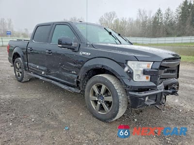 Czwarte zdjęcie samochodu z boku: 2017 FORD F150 SUPERCREW VIN:1FTEW1EP8HFB56229 - miniatura