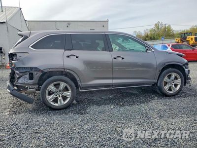 Trzecie zdjęcie samochodu z tyłu: 2017 TOYOTA HIGHLANDER LIMITED VIN:5TDDZRFH7HS462802 - miniatura