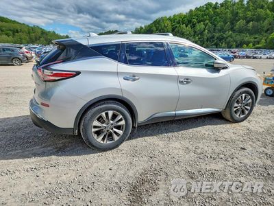 Trzecie zdjęcie samochodu z tyłu: 2017 NISSAN MURANO SL VIN:5N1AZ2MH9HN130407 - miniatura