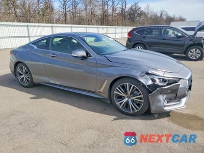Czwarte zdjęcie samochodu z boku: 2021 INFINITI Q60 LUXE VIN:JN1EV7KL1MM470529 - miniatura