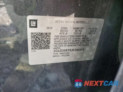 Zdjęcie 12 z 12 samochodu: 2018 CHEVROLET MALIBU LT VIN:1G1ZD5ST9JF254409 - miniatura