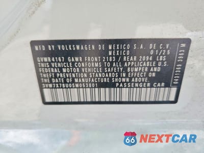 Zdjęcie 13 z 13 samochodu: 2025 VOLKSWAGEN JETTA SE VIN:3VW7X7BU0SM053801 - miniatura