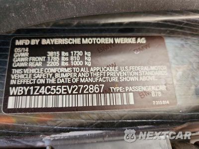 Zdjęcie 14 z 14 samochodu: 2014 BMW I3 REX VIN:WBY1Z4C55EV272867 - miniatura