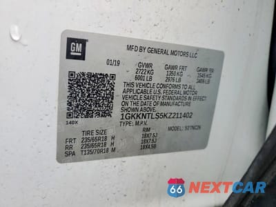 Zdjęcie 13 z 13 samochodu: 2019 GMC ACADIA ALL TERRAIN VIN:1GKKNTLS5KZ211402 - miniatura