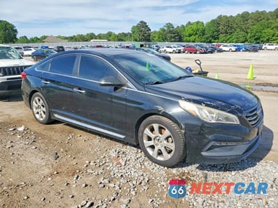 Czwarte zdjęcie samochodu z boku: 2017 HYUNDAI SONATA SPORT VIN:5NPE34AF8HH591507 - miniatura