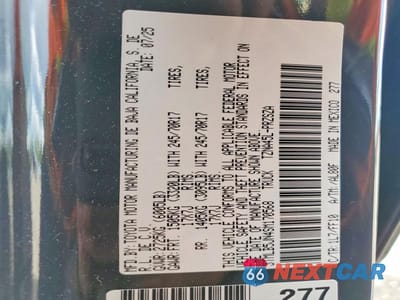 Zdjęcie 12 z 12 samochodu: 2025 TOYOTA TACOMA SR5 VIN:3TMLB5JN4SM170568 - miniatura