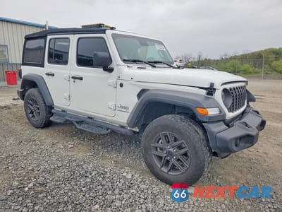 Czwarte zdjęcie samochodu z boku: 2024 JEEP WRANGLER SPORT VIN:1C4PJXDG9RW290308 - miniatura