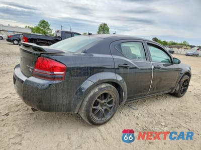 Trzecie zdjęcie samochodu z tyłu: 2010 DODGE AVENGER R VIN:1B3CC5FB4AN134655 - miniatura