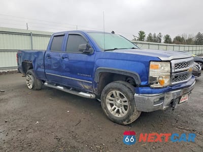 Czwarte zdjęcie samochodu z boku: 2014 CHEVROLET SILVERADO K1500 LT VIN:1GCVKREC4EZ364349 - miniatura