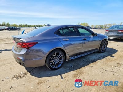 Trzecie zdjęcie samochodu z tyłu: 2018 ACURA TLX TECH+A VIN:19UUB3F67JA001555 - miniatura