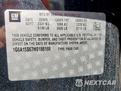 Zdjęcie 13 z 13 samochodu: 2017 CADILLAC CTS-V VIN:1G6A15S67H0188188 - miniatura