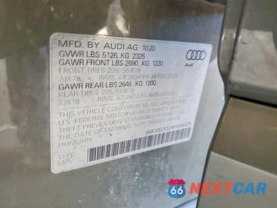 Zdjęcie 12 z 12 samochodu: 2021 AUDI Q3 PREMIUM PLUS S LINE 45 VIN:WA1EECF32M1044425 - miniatura