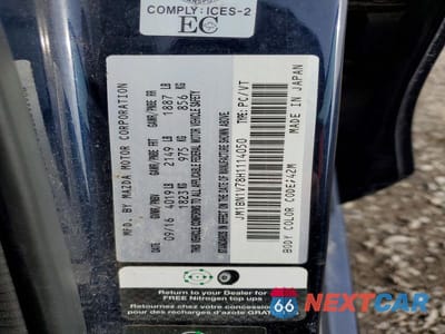 Zdjęcie 12 z 12 samochodu: 2017 MAZDA 3 TOURING VIN:JM1BN1V78H1114050 - miniatura